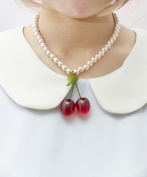 cherry for girl necklace（チェリーフォーガールネックレス）