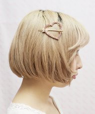 画像2: heart arrow hair-pin（ハートアローヘアピン） (2)