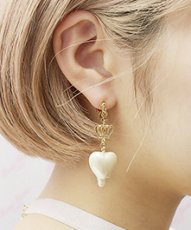 画像2: melt heart earring&pierce（メルトハートイヤリング） (2)