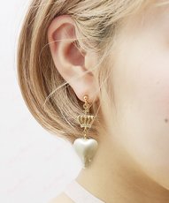 画像6: melt heart earring&pierce（メルトハートイヤリング） (6)