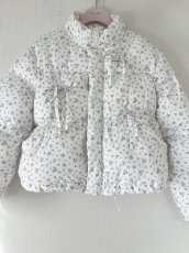 画像9: fluffy ribbon coat（flower） (9)