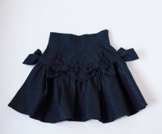 画像11: denim ribbon skirt (11)