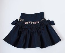 画像9: denim ribbon skirt (9)