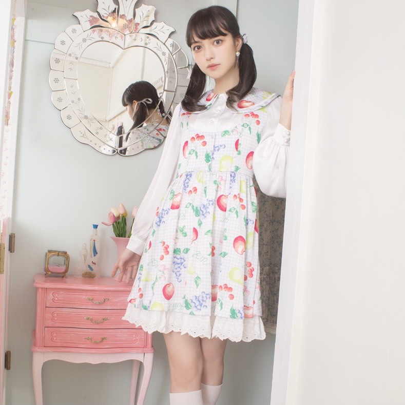 50 Off Fruits Lolita One Piece Dress フルーツロリータワンピース Rosemarie Seoir